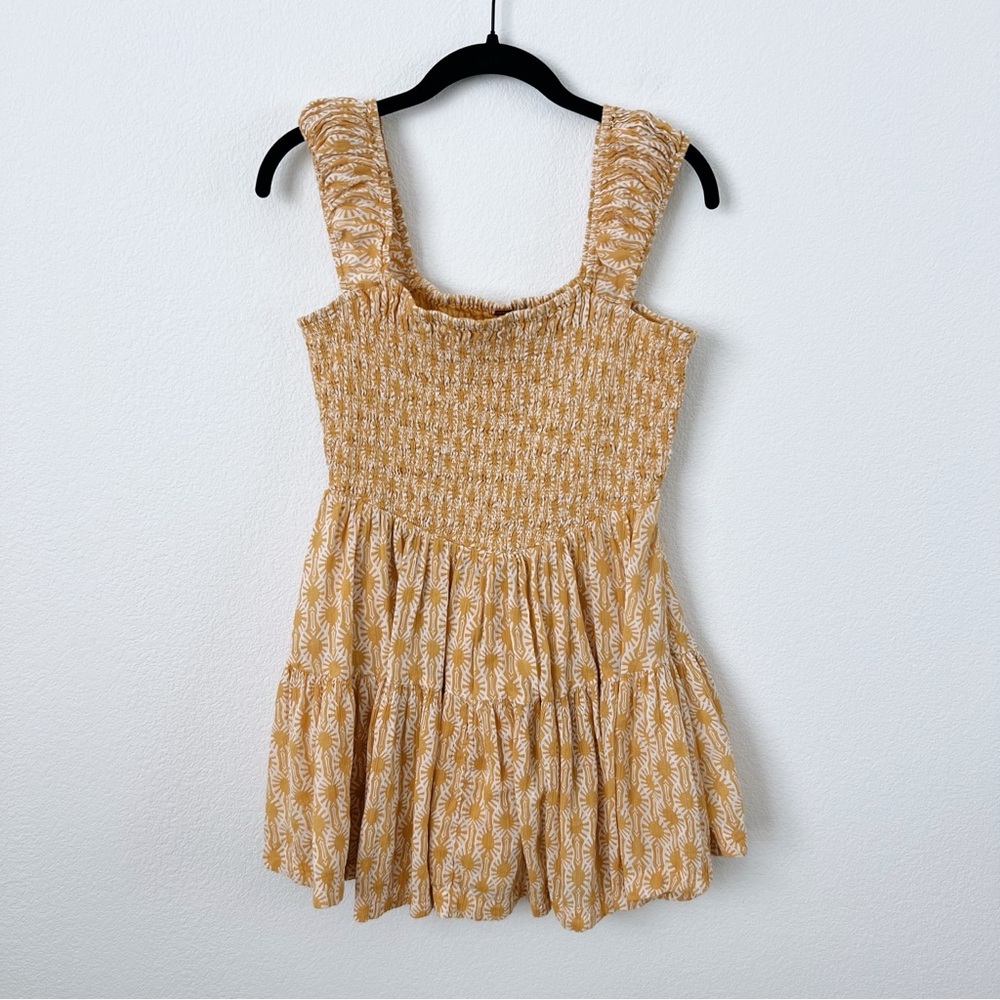 Free People Sweet Annie Smock Mini Dress